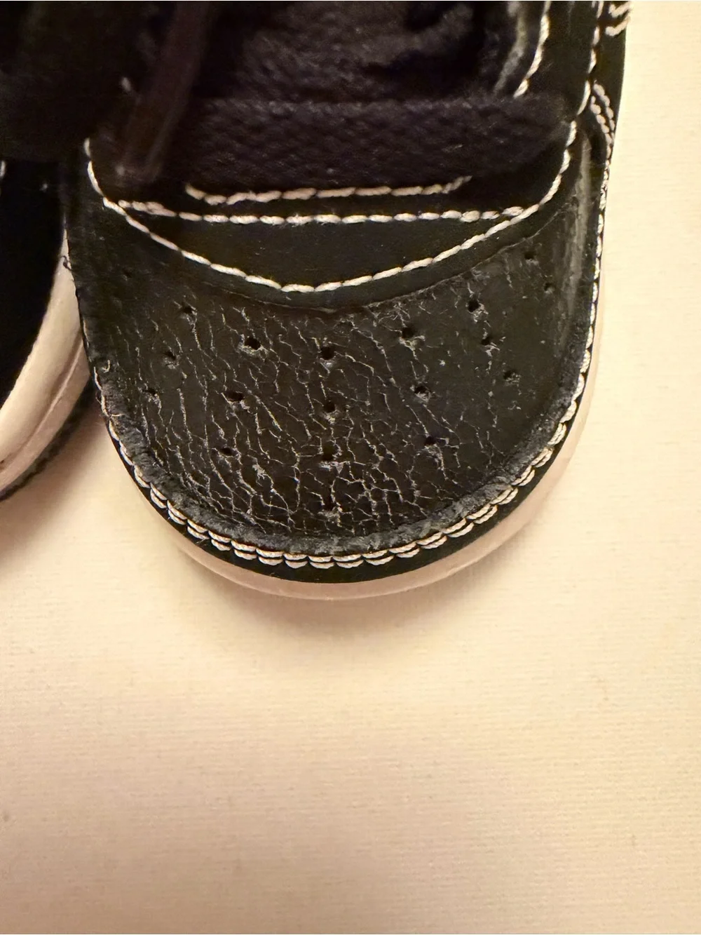 Kids Black and Purple Lace-Up Sneakers
